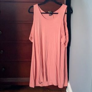 rue 21 peach colored dress.